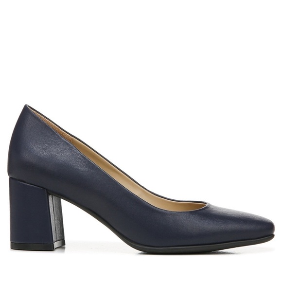 Naturalizer Warner Square Toe Pump French Navy (WIDE) - Picture 10 of 15